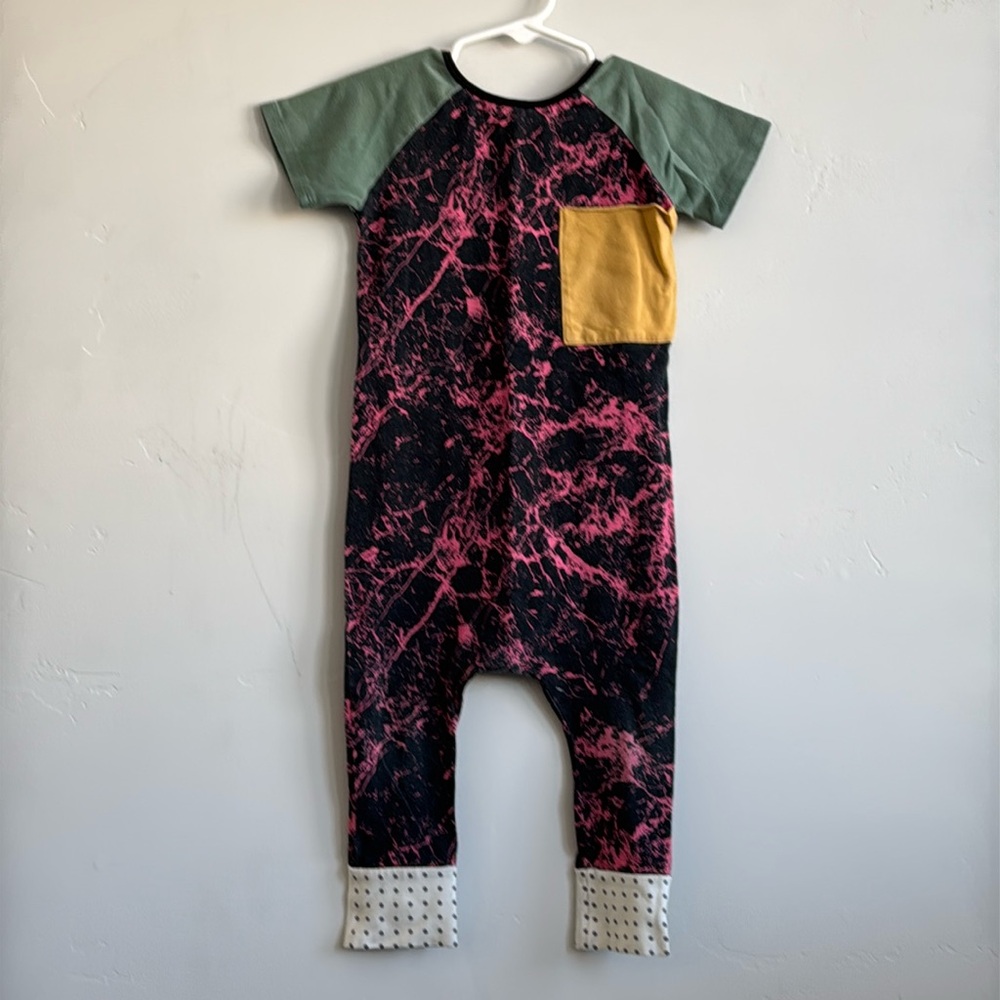 Rags pink splatters rag romper